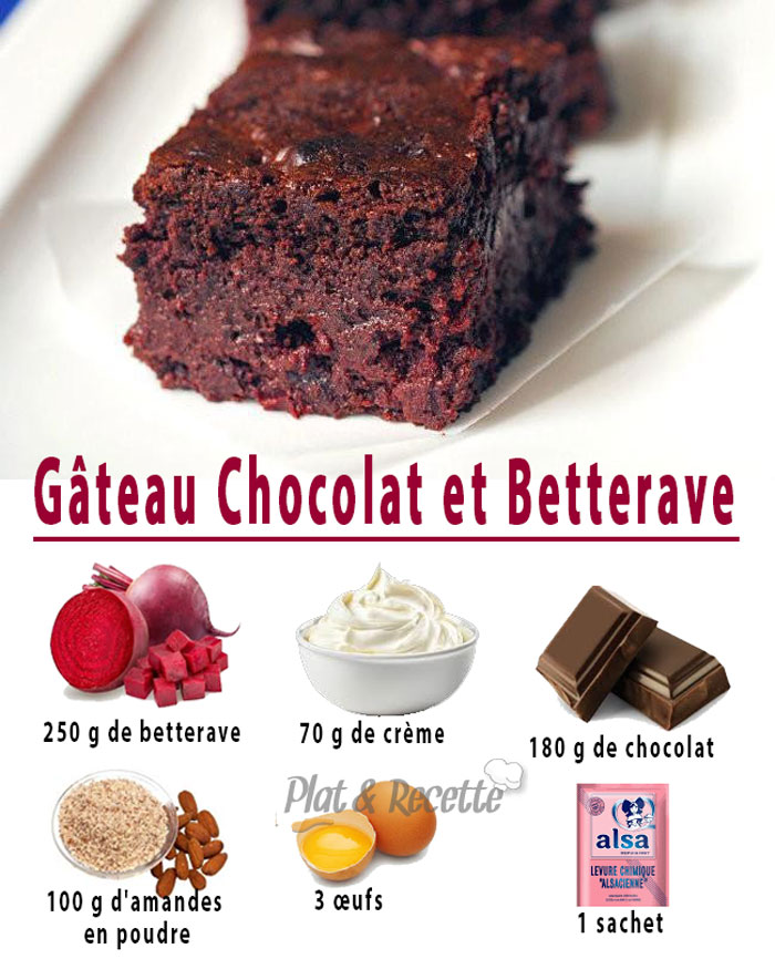 Gâteau Chocolat et Betterave