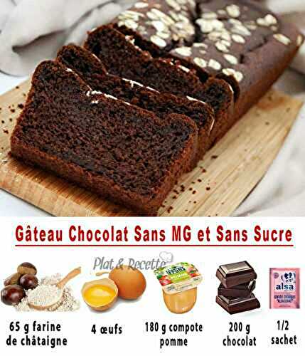 Gâteau Chocolat Sans MG et Sans Sucre