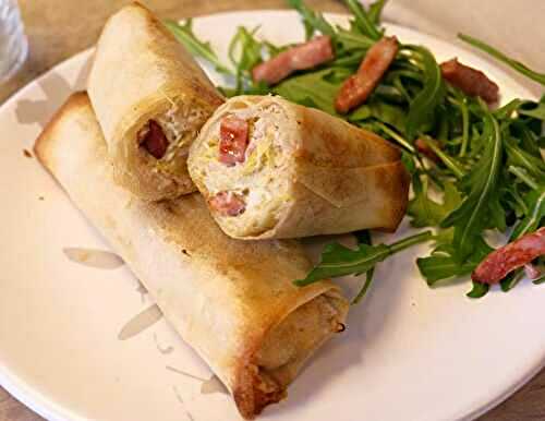 Bricks aux Poireaux et Lardons