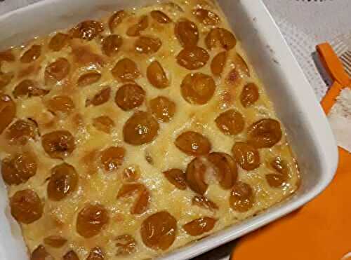 Clafoutis aux Mirabelles et Gingembre