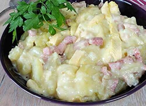 Pommes de Terre aux Lardons Façon Tartiflette