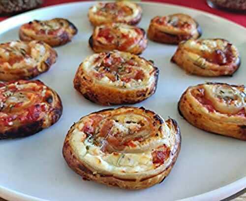 Roulés Feuilletés Lardons et Boursin
