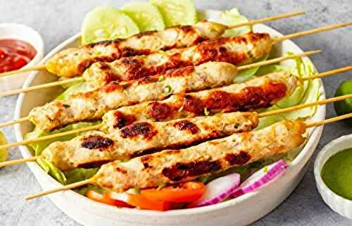 Brochettes de Poulet Marinées au Yaourt