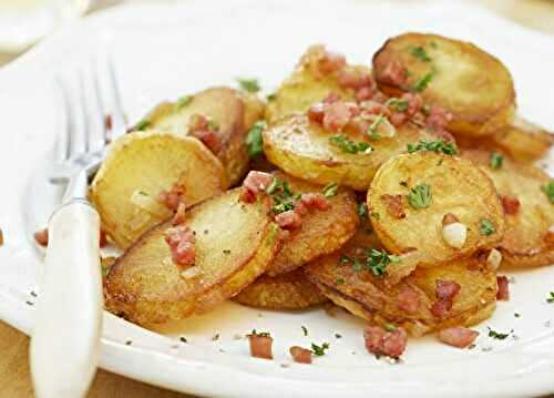 Poêlée de Pommes de Terre et Lardons