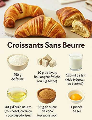 Croissants Sans Beurre (Version Légère)