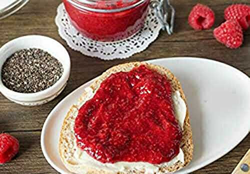Confiture de Framboises au Chia ( Sans Sucre )