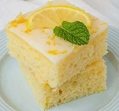 Gâteau au Citron et au Yaourt