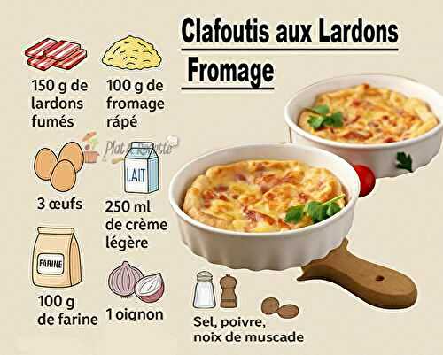 Clafoutis aux Lardons et Fromage