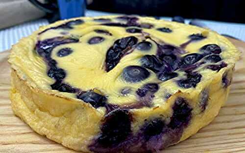 Gâteau au Yaourt & Myrtilles