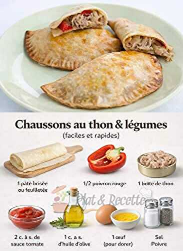 Chaussons au Thon et Légumes