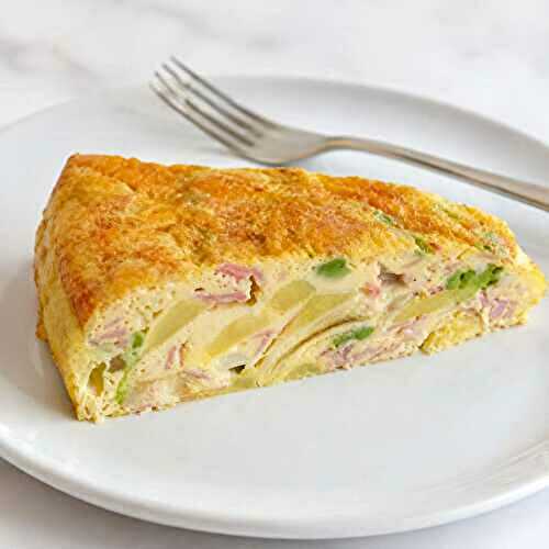 Tortilla Légère aux Pommes de Terre et Jambon