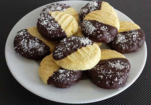Biscuits chocolat noix de coco