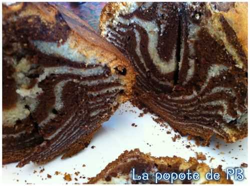 Gâteau Zèbre