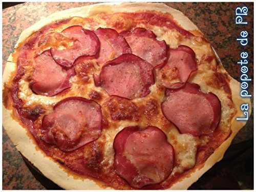 Pizza fine au bacon