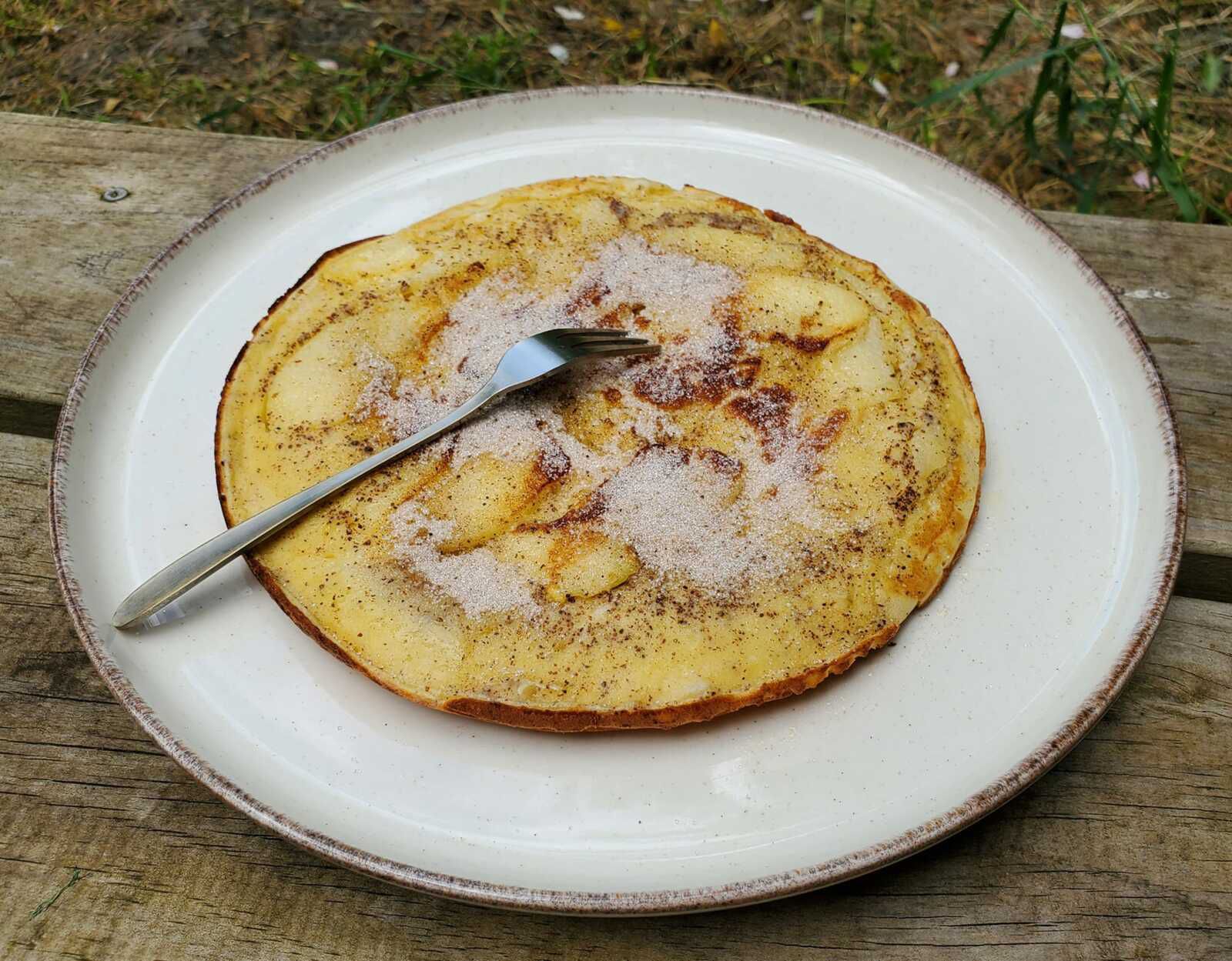 Crêpe épaisse aux pommes à l'alsacienne, Apel Eierkueche