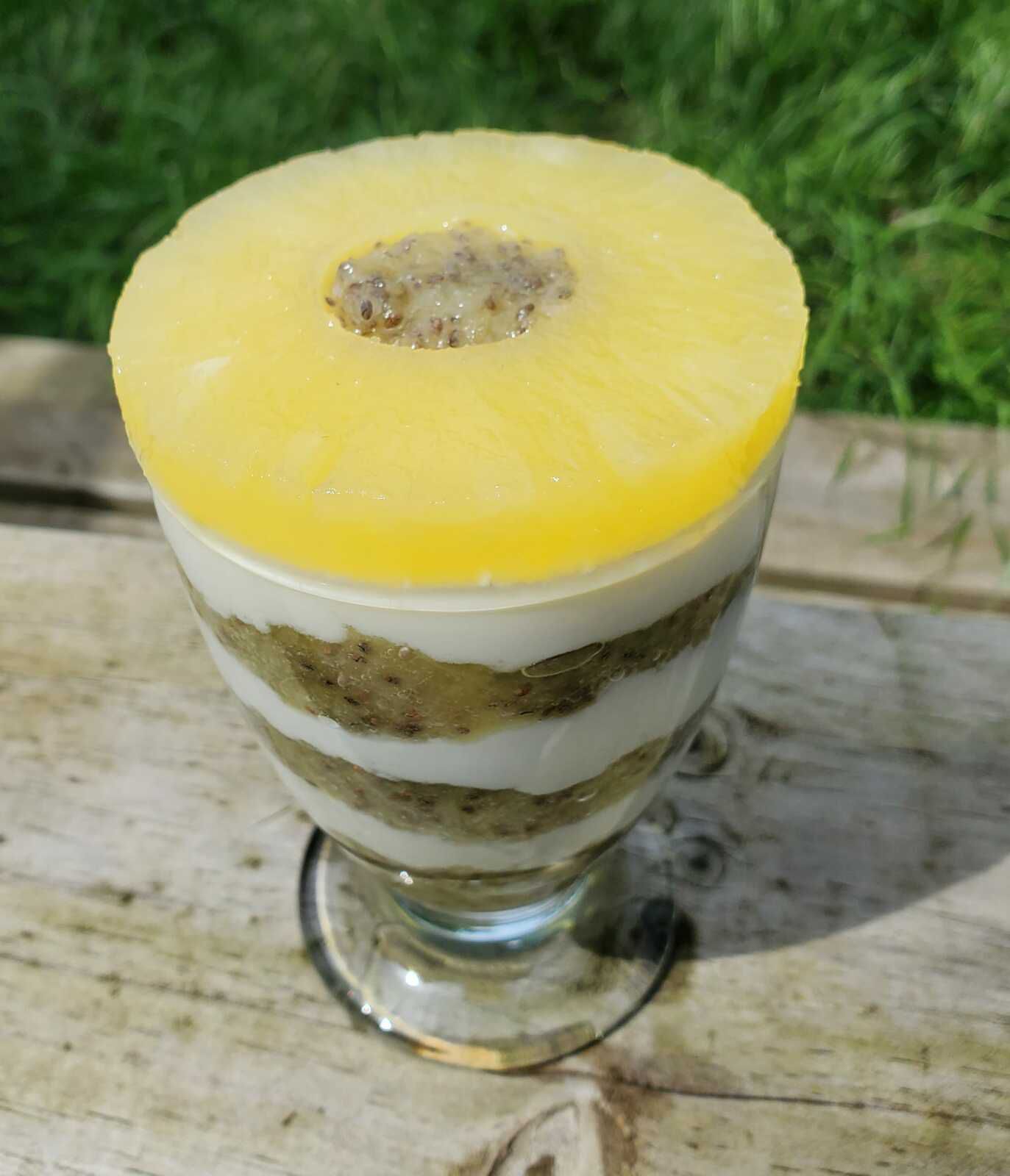 Pudding chia light à l'ananas - Recette autour d'un ingrédient #110