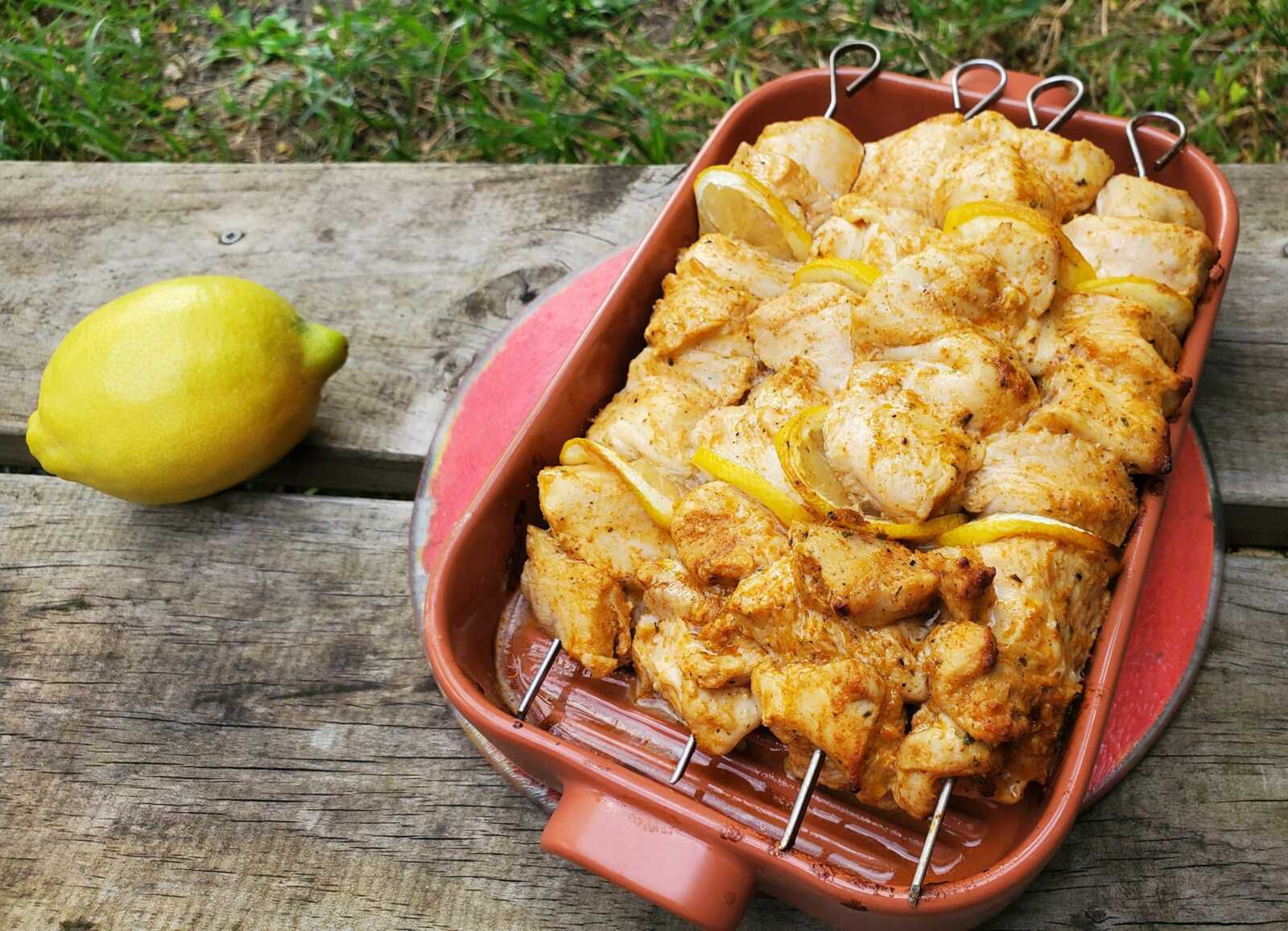 Brochettes de poulet façon Margarita