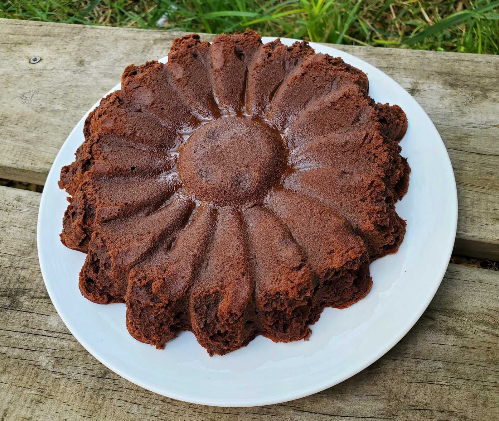 Fondant au fromage blanc et chocolat au Thermomix