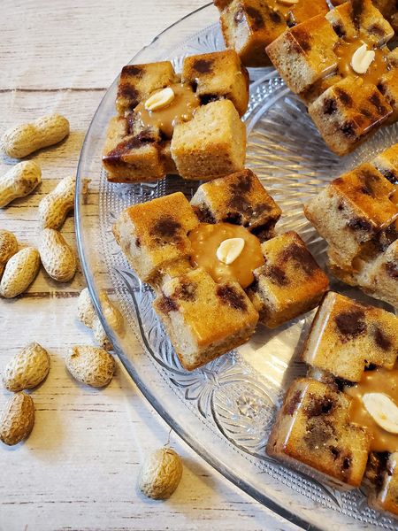 Gâteaux au beurre de cacahuètes et chocolat au lait - Recette autour d'un ingrédient #111