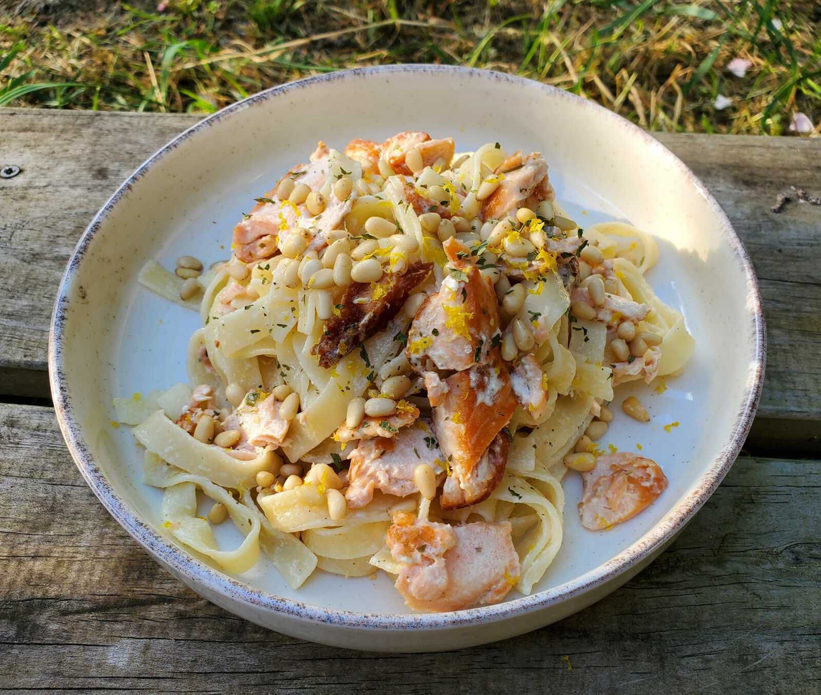 Tagliatelles crémeuses et saumon - Bataille Food #127