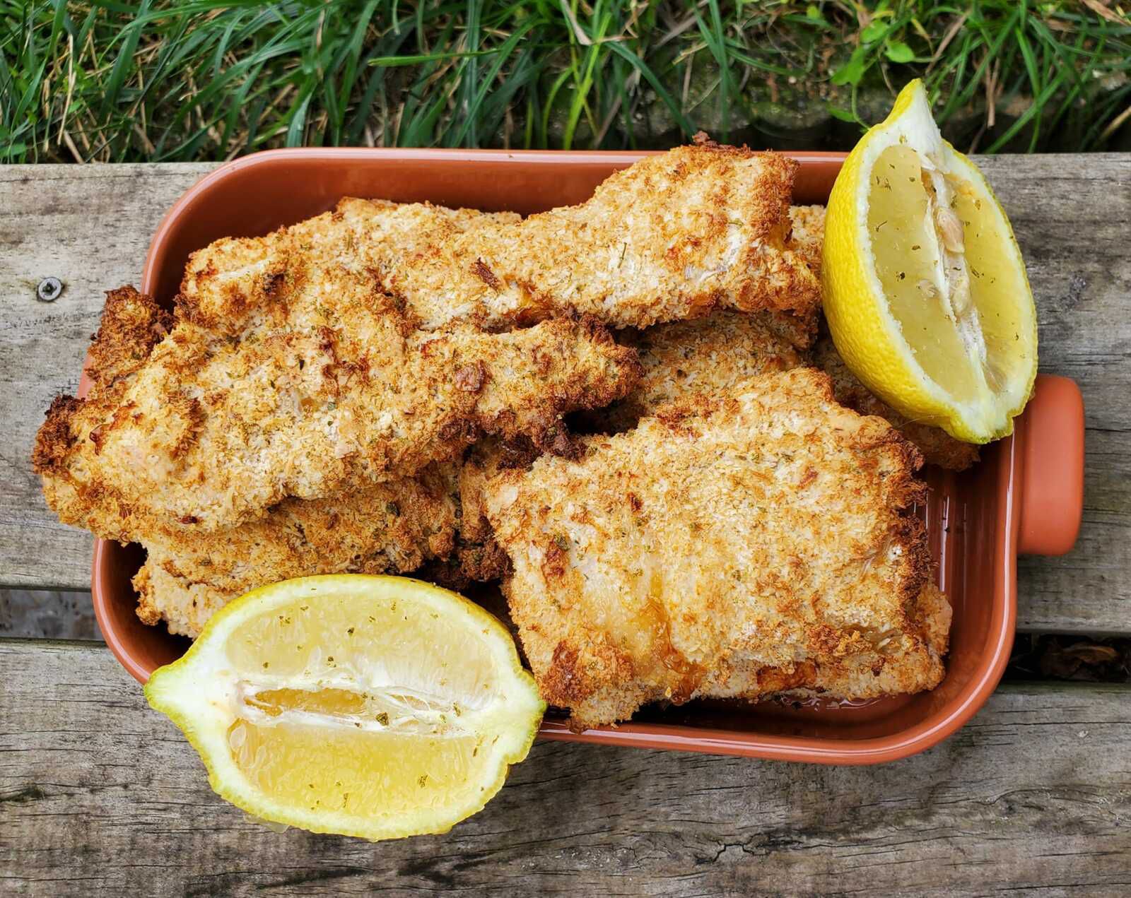 Bouchées de fish façon fish and chips au air fryer