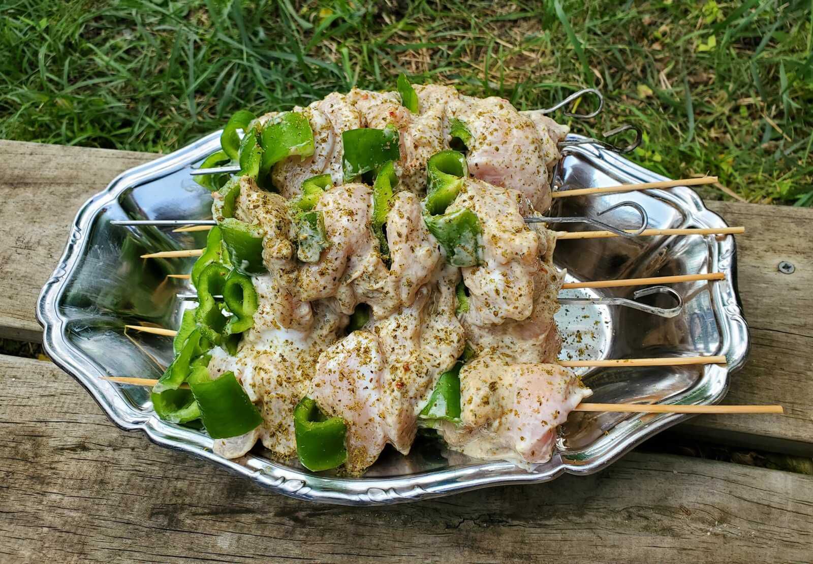 Brochettes de poulet ultra light -Bataille Food #128