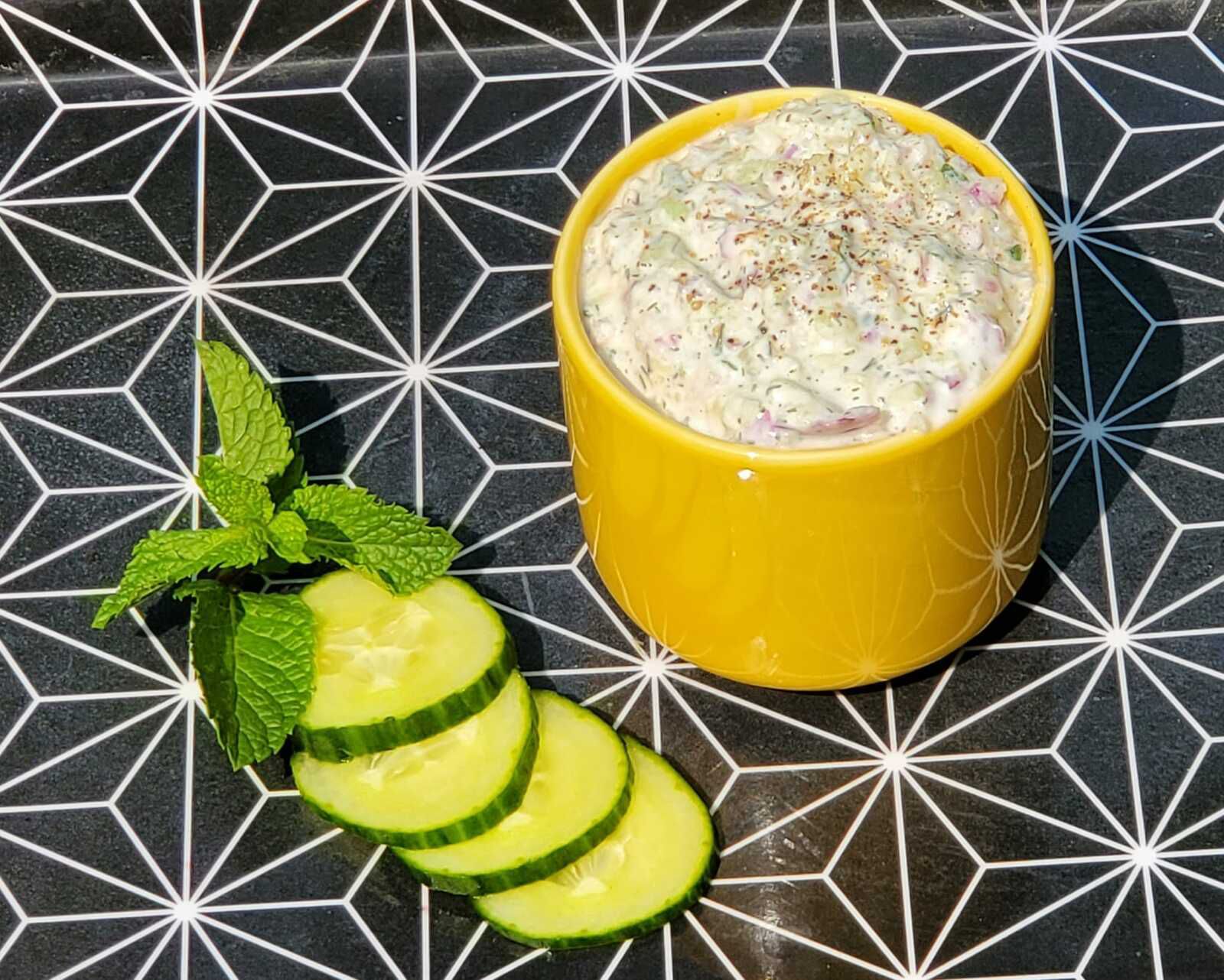 Tzatziki onctueux et léger au Thermomix