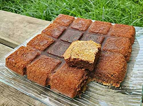 Brownie au chocolat et à la noix de coco