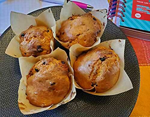 Muffins mascarpone et pépites de chocolat