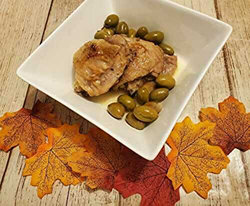 Poulet aux olives au Cookéo