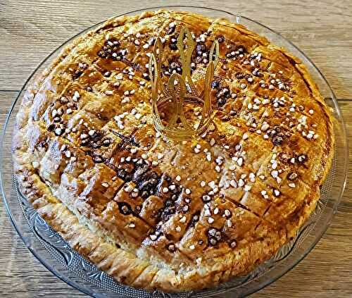 Galette des rois crème d'amandes et caramel au beurre salé