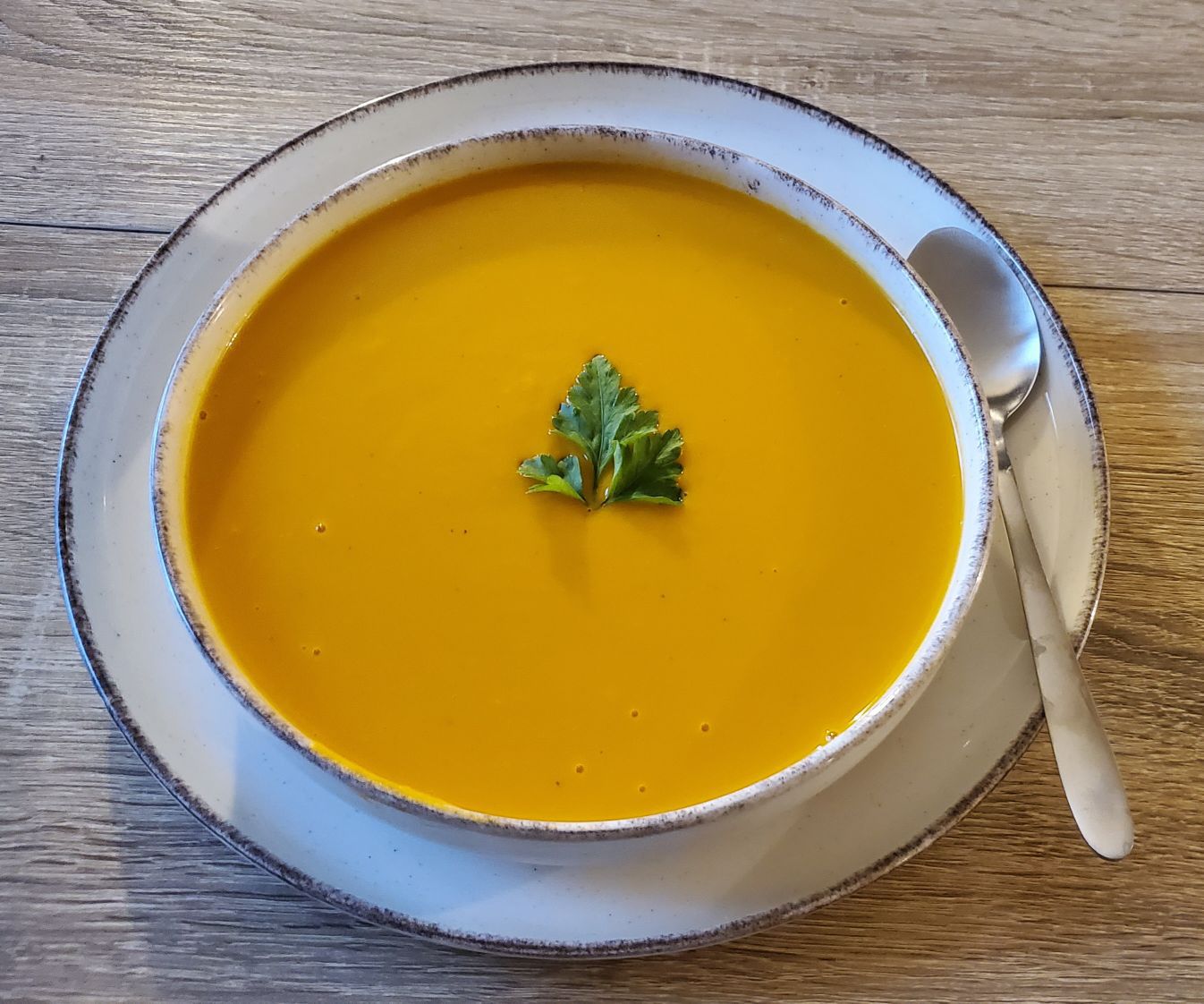 Velouté de patates douces et carottes au lait de coco au Thermomix