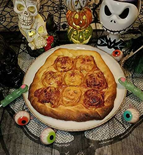 Tarte aux pommes d'Halloween