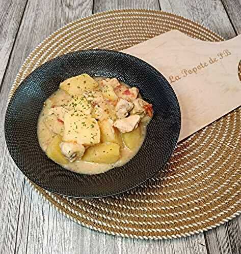 Poulet light aux tomates cerises et pommes de terre au Cookéo