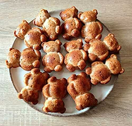 Oursons au yaourt et au beurre framboise