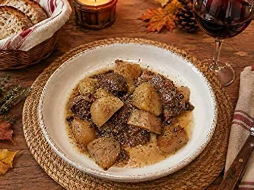 Bourguignon aux pommes de terre au Cookéo