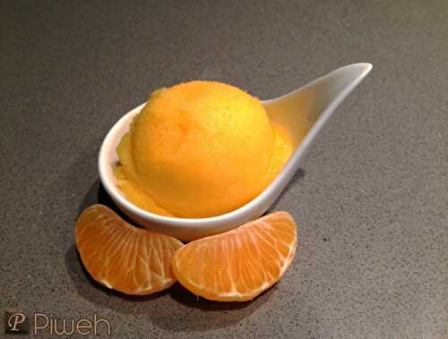 Sorbet à la mandarine