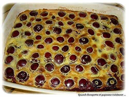 CLAFOUTIS AUX CERISES MAISON