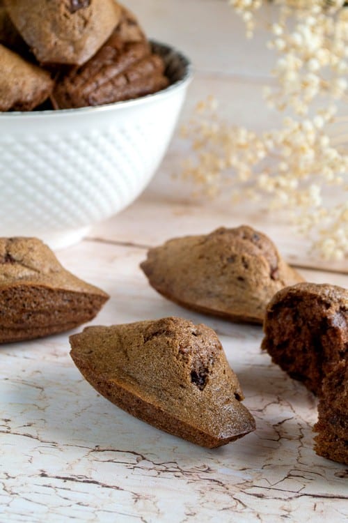 Madeleines chocolatées