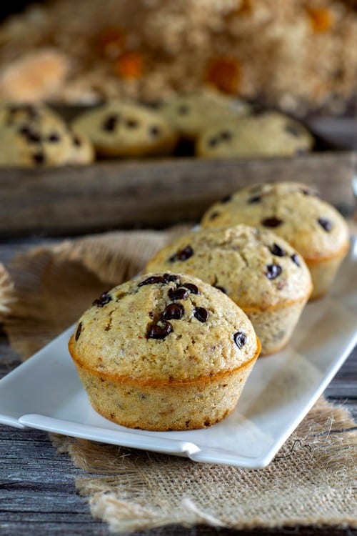 Muffins aux pépites de chocolat de Cyril Lignac