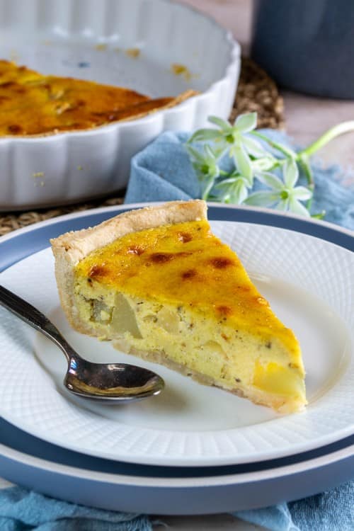 Tarte pomme poire au mascarpone