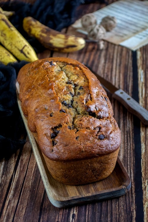 Gâteau banane & beurre de cacahuètes