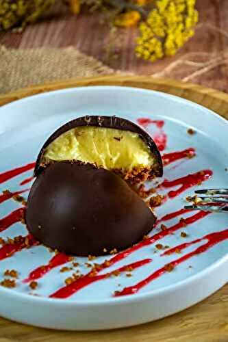 Dômes citron chocolat