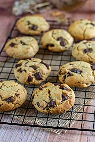 Cookies moelleux chocolat amandes et beurre de cacahuètes