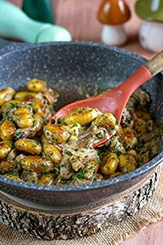 Gnocchis champignons morbier