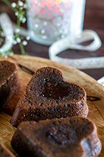 Coeurs fondants au chocolat
