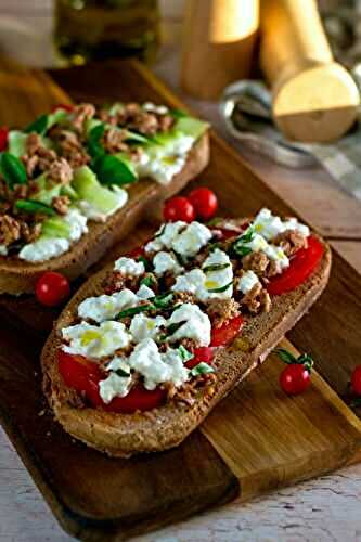 Bruschettas au thon
