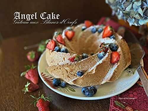 Gâteau aux blancs d’œufs comme un Angel Cake ce gâteau des Anges