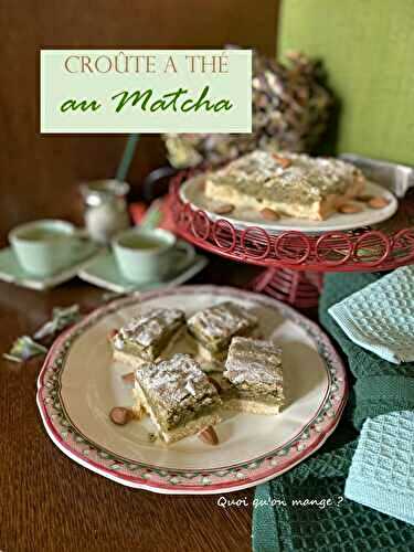 Une croûte à Thé… au Matcha comme à Quimper