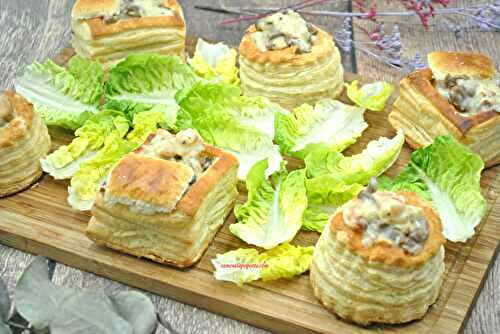 Vol-au-vent moules crevettes